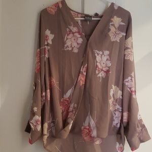 floral blouse